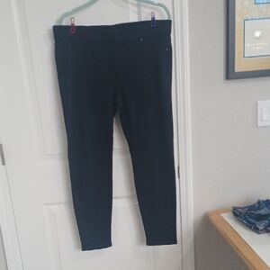 Liverpool Jeans Company Women's Black Denim Leggings